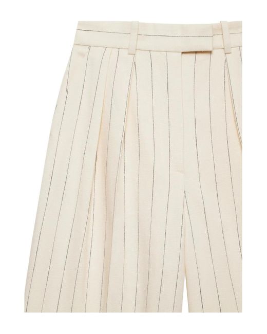 Anine Bing White Lou Trouser