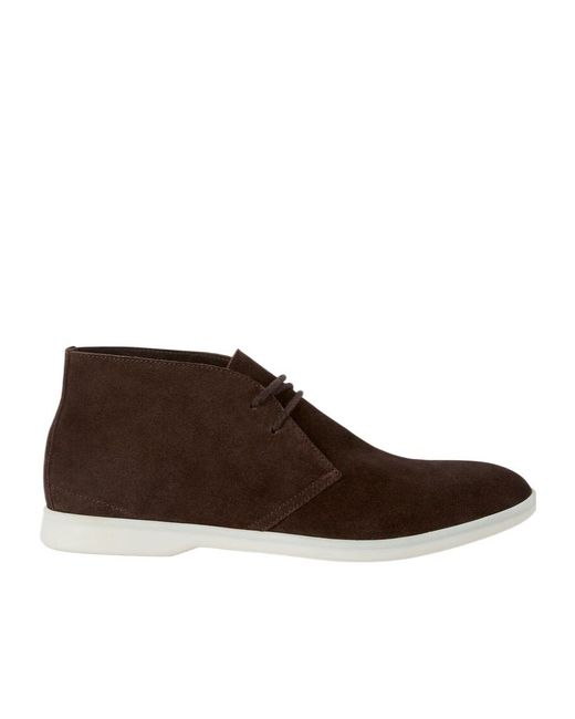 Loro Piana Brown Desert Walk Boots for men