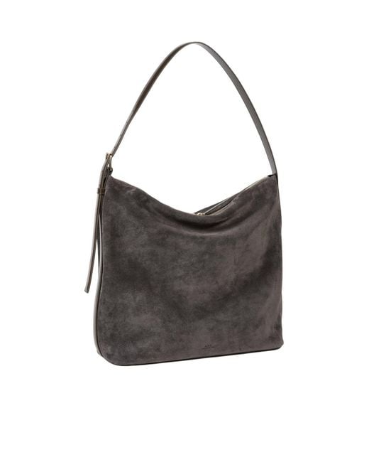 A.P.C. Gray Vera Maxi Bag