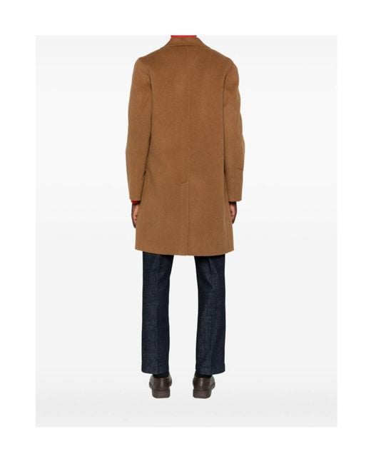 Aspesi Brown Pocket Coat for men