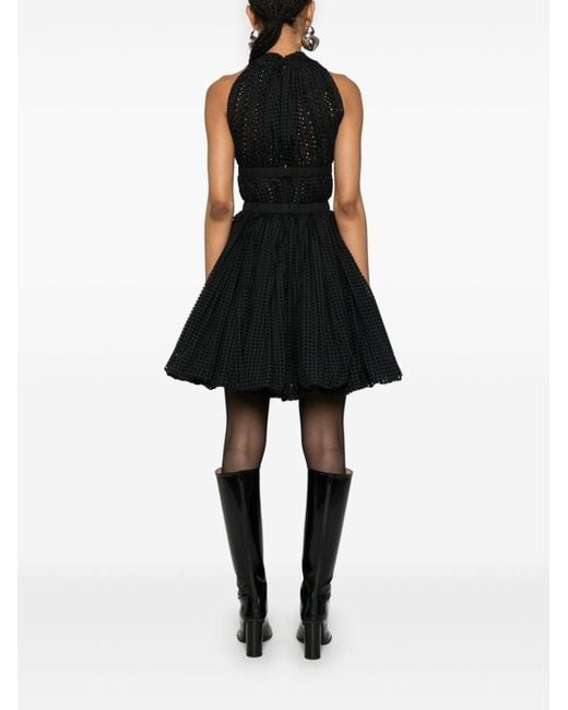 Alaïa Black Dresses Noir Cotton Polyester