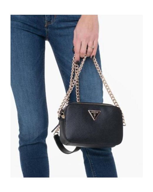 Guess Black Chain Shoulder Bag