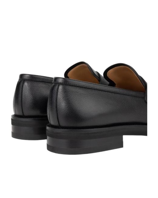 Ferragamo Black Penny Loafers for men