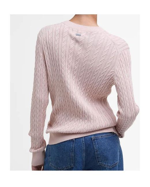 Barbour Pink Long-Sleeved Pullover