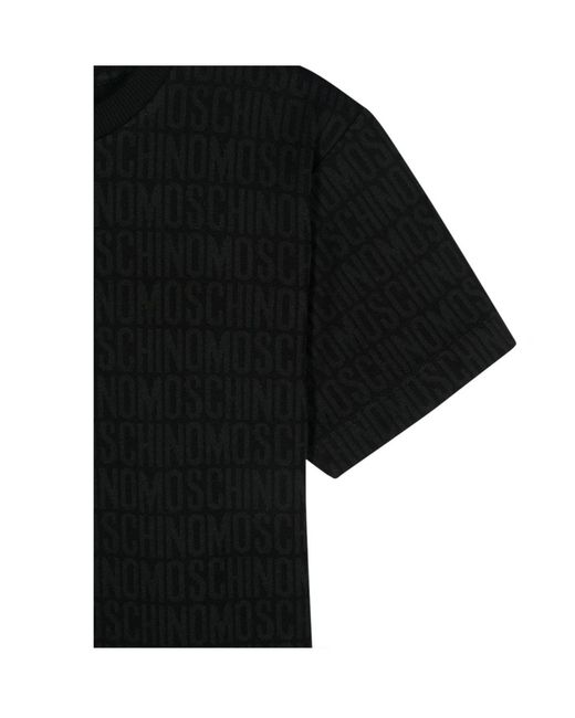 Moschino Black Open-Necked Shirt for men