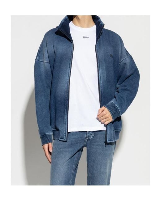 DIESEL Blue Batel-V1 Zip Jacket for men