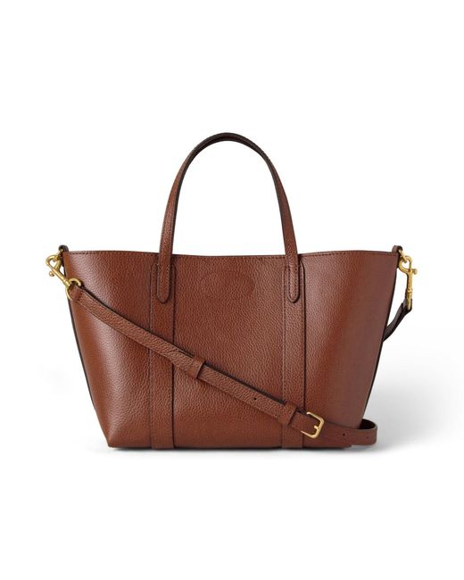 Mulberry Brown Simple Handbag