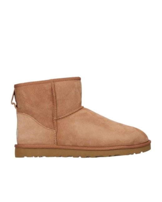 Ugg Brown Classic Mini Shearling Boots for men
