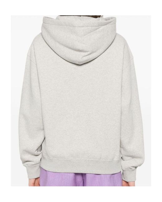 Jil Sander White Relaxed-Fit Hoodie With Drawstring Hood