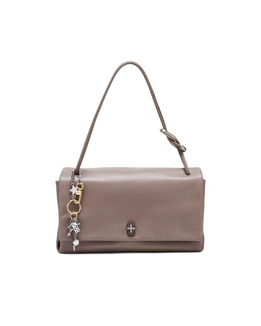 Marc Jacobs White Charm Chain Keyring