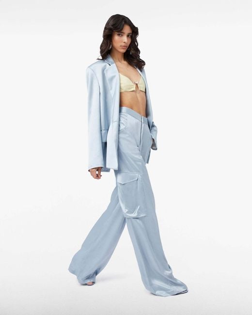 Gcds Blue Ultra Cargo Trousers