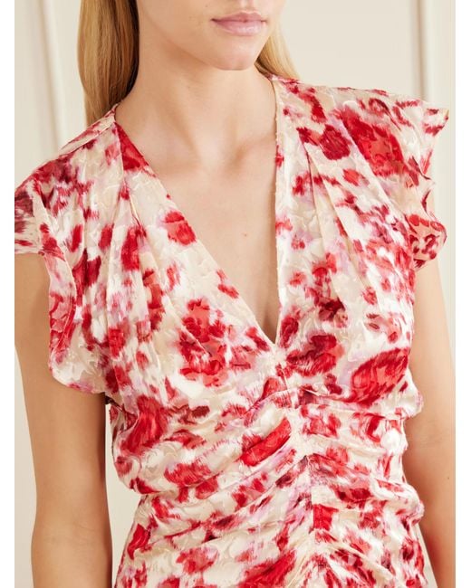 Isabel Marant Red Lyndsay Dress
