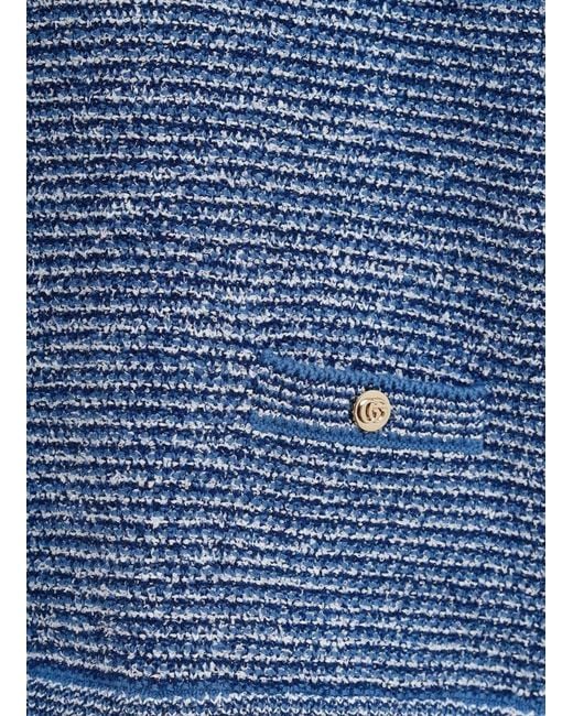 Gucci Blue Knitted T-Shirt