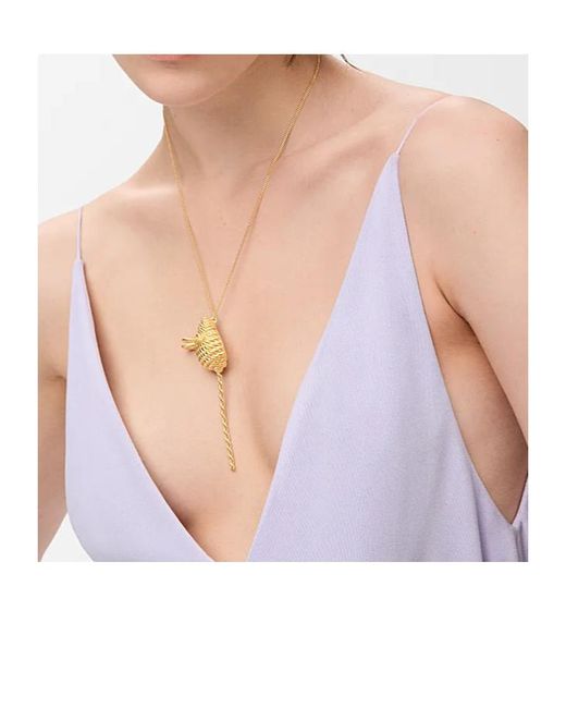 Loewe White Mouse Necklace