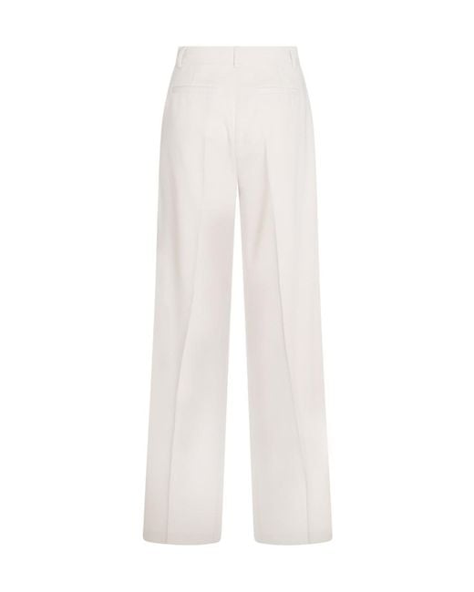 Herno White Trousers