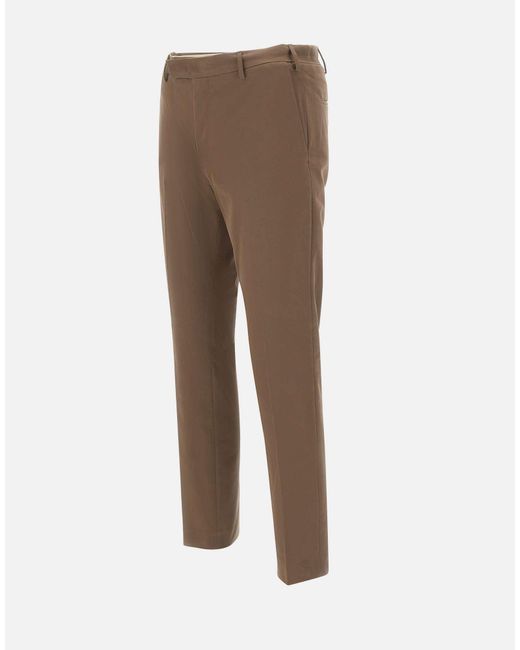Pt Pantaloni Brown Pt Torino Edge Tapered Pants for men