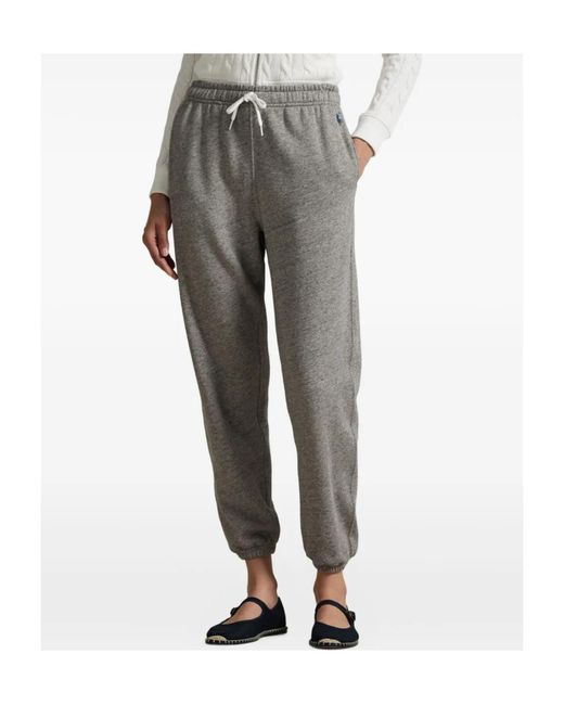 Polo Ralph Lauren Gray Drawstring Trousers