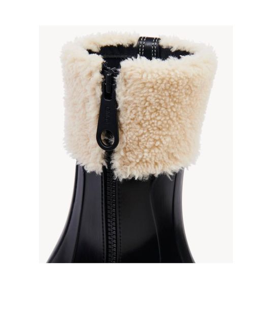 Chloé Blue Betty 70Mm Ankle Rain Boots