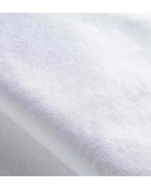 Dior White Bootcut Jeans for men