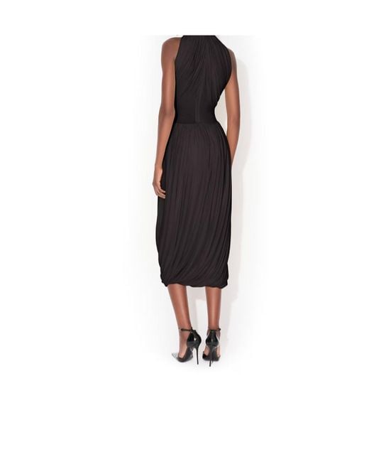 Alaïa Black Twisted Dress