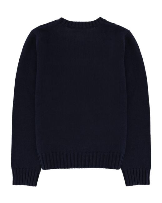Sporty & Rich Blue Long-Sleeved Knitwear for men