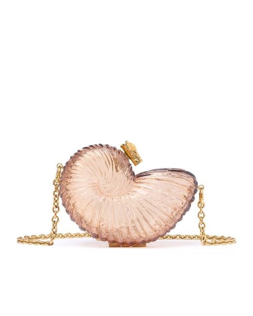 Chloé Pink Chloé Sea Treasures Shell Clutch Bag