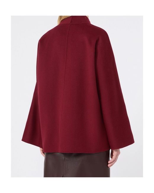 Max Mara Red Studio Mstforte Belted Coat