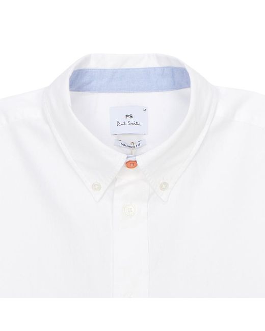 Paul Smith White Ps Zebra Patch Shirt for men