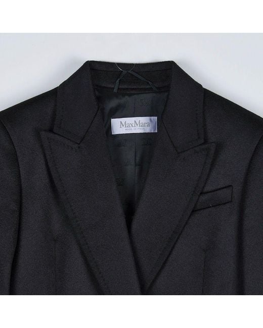 Max Mara Black Long-Sleeved Suit Jacket