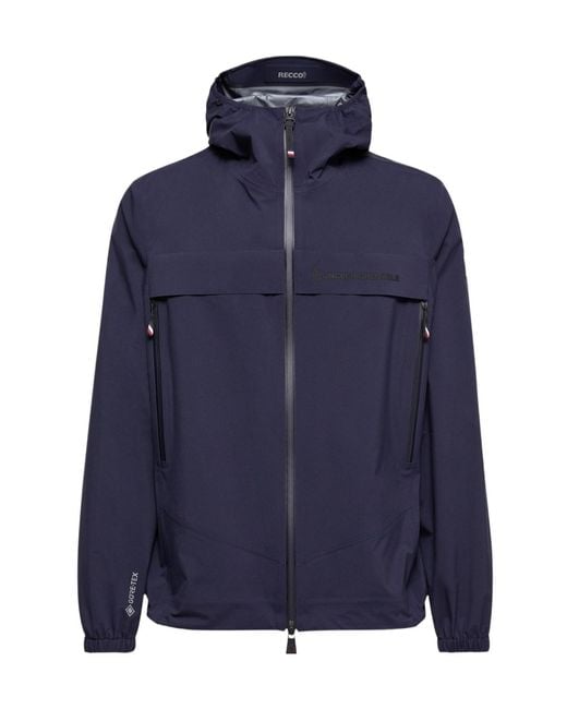 Moncler Blue Grenoble Shipton Hooded Performance Jacket for men