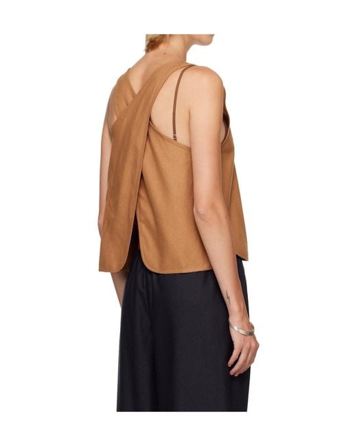 Baserange Blue Sleeveless Vest