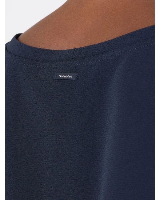 Max Mara Blue 'S Rebecca Crewneck Short-Sleeved T-Shirt