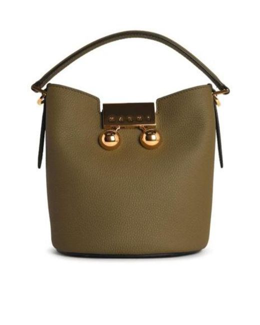 Marni Green Trunkaroo Bucket Bag