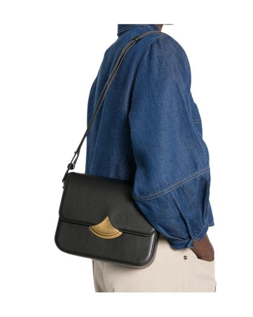 Sessun Blue Flap Shoulder Bag