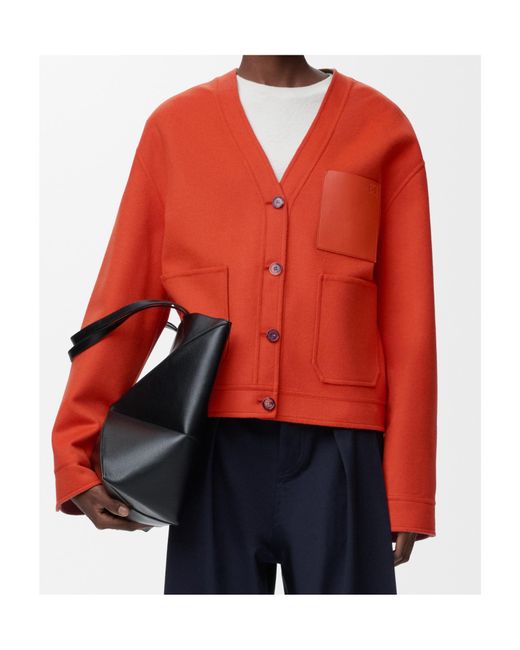 Loewe Red Long Sleeve Jacket