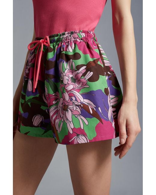 Moncler Multicolor Printed Shorts