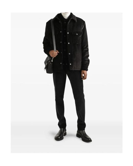 Dolce & Gabbana Black Logo Plaque Straight-Leg Trousers for men