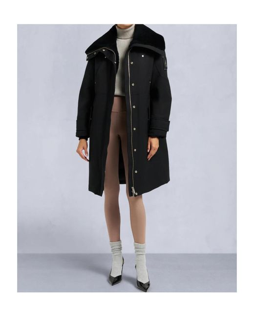 Moose Knuckles Black Long Sleeve Down Jacket