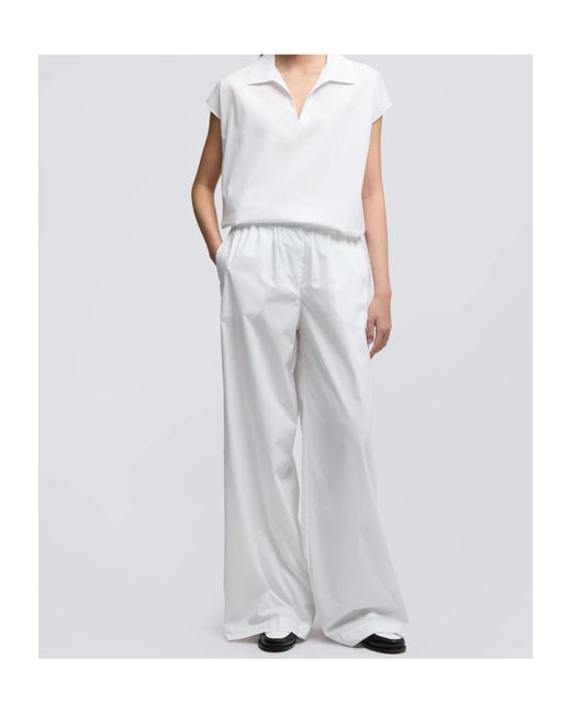 Aspesi White Poplin Top