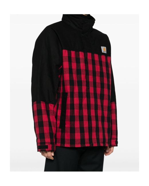 Junya Watanabe Red X Carhartt Checked Jacket for men