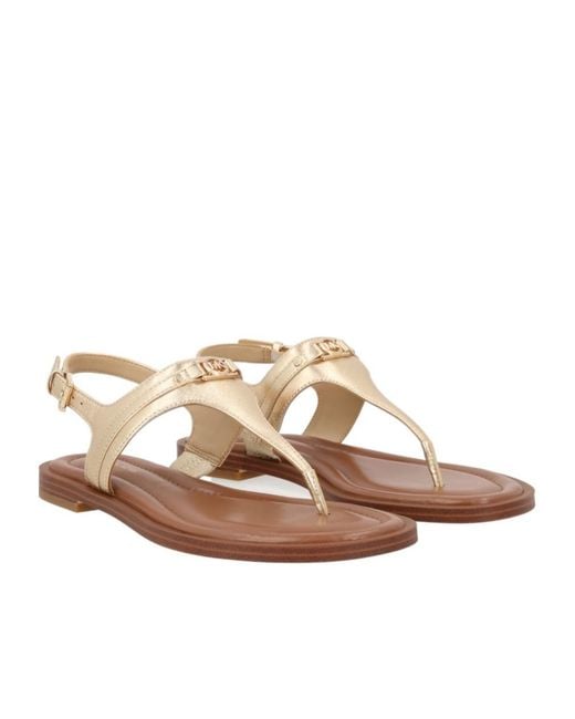 MICHAEL Michael Kors Brown Mandy Thong Sandals