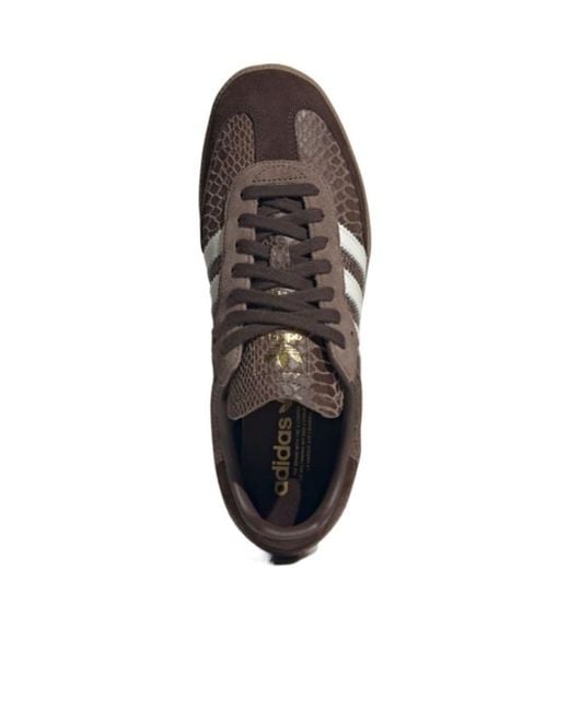 Adidas Originals Brown Samba Og Low-Top Sneakers for men