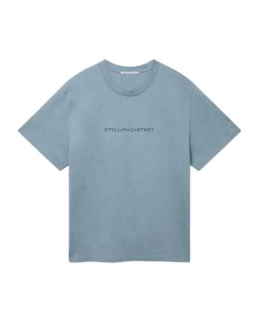 Stella McCartney Blue Short-Sleeved T-Shirt