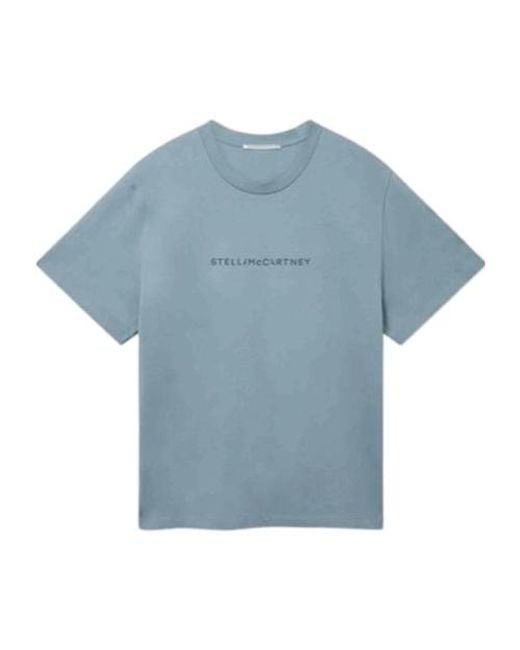 Stella McCartney Blue Short-Sleeved T-Shirt