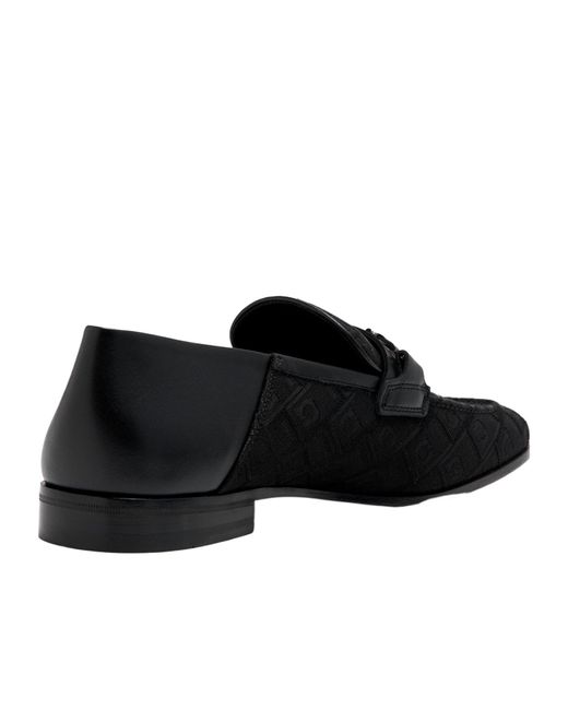Ferragamo Black Round-Head Casual Shoes for men