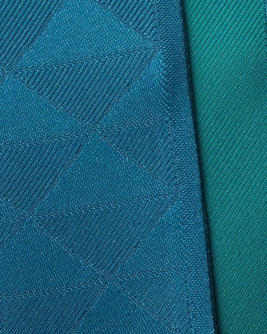 Prada Blue Gradient Effect Scarf