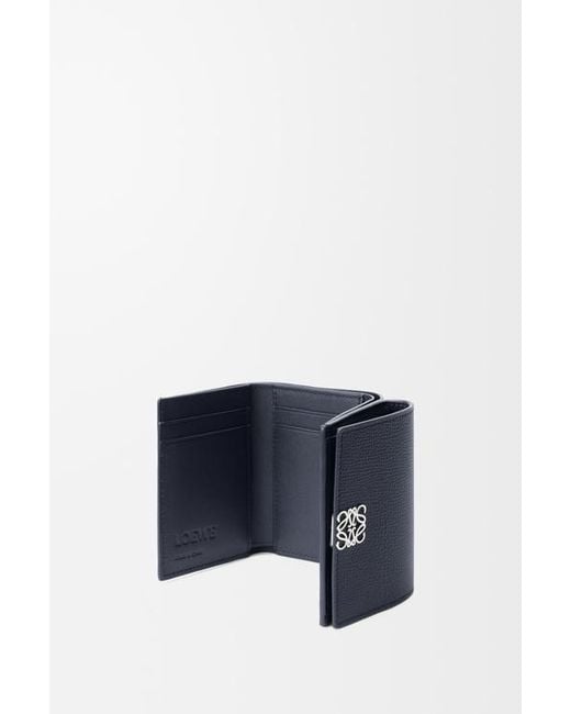 Loewe Blue Anagram Trifold Wallet