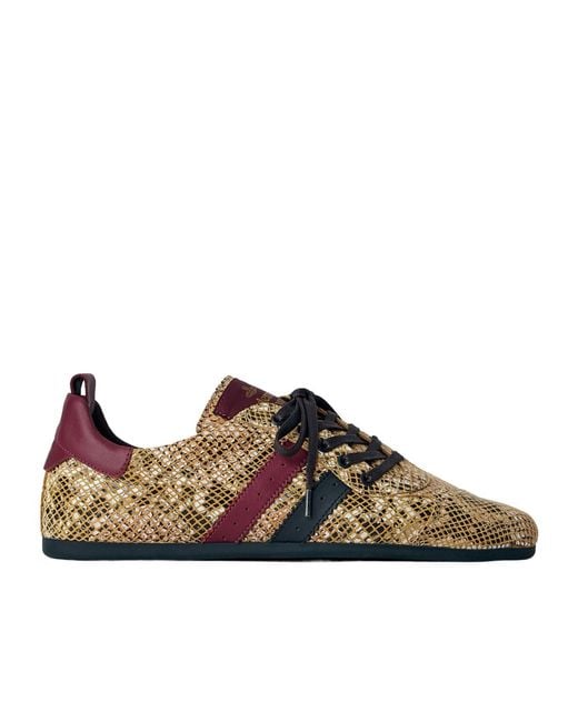 Vivienne Westwood Brown Drunken Textured Low-Top Sneakers for men