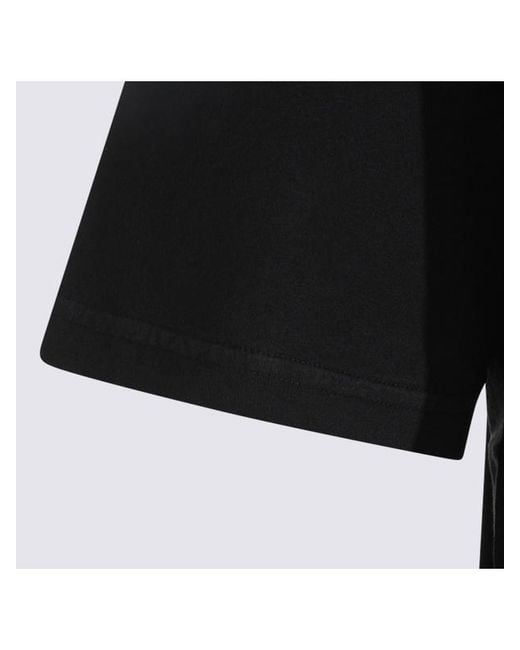 Stone Island Black Logo-Print Crew-Neck T-Shirt for men