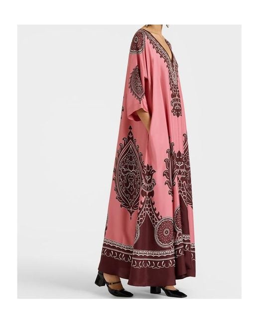 LaDoubleJ La Doublej Embroidered V Neck Dress